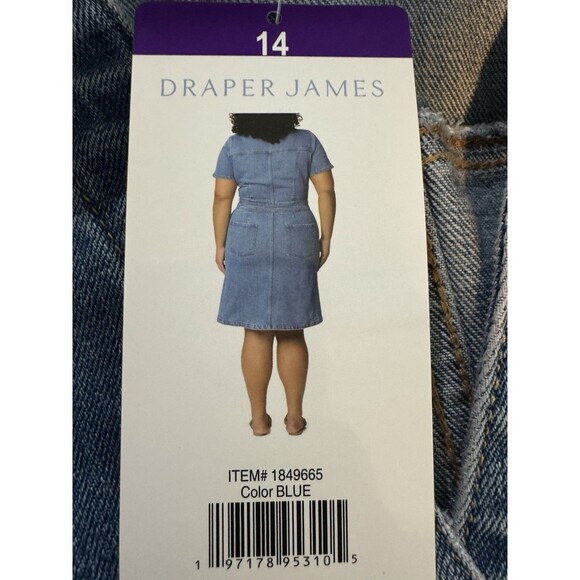 Draper James Blue Denim Mini Dress - Picture 12 of 16